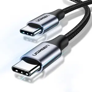 100W Cepat Pengisian Usb C untuk Usb Tipe-C Kabel Pd Biaya Cepat Kabel Data untuk Macbook untuk Samsung Usb C Kabel untuk Huawei Ch