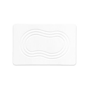 Alfombrilla de Baño Rectangular de Tierra de Diatomeas con Patrón de Ondas, Absorbente, Antideslizante, Antibacteriana, Fácil de Limpiar, Diseño Minimalista - Product Image 2