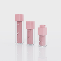 Bouteille à pompe sans air carrée en plastique PP de luxe, capacité de 15ml 30ml 50ml, emballage élégant pour lotion crème shampoing liquide eau