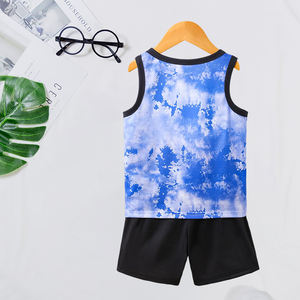 Set Sportivo Camouflage alla Moda per Bambini, Pantaloncini per Ragazzi, Tessuto in Misto Lana, Poliestere/Elastan, Logo Personalizzabile - Product Image 2