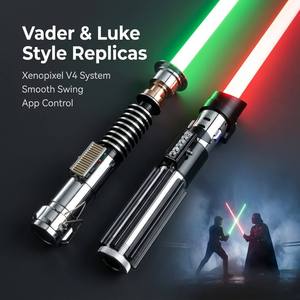 <span class=keywords><strong>Sabre</strong></span> <span class=keywords><strong>laser</strong></span> style Vader & <span class=keywords><strong>Luke</strong></span> Xenopixel V4 Neopixel à mouvement fluide, poignée métallique, épée <span class=keywords><strong>laser</strong></span> lourde pour duels, Bluetooth, vente en gros usine - Product Image 1
