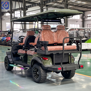 Voiturette de golf électrique 6 places CAMP avec batterie au lithium, véhicule utilitaire pour parcours de golf, complexe hôtelier, hôtel, communauté, campus - Product Image 3