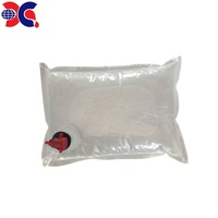 Sac en plastique transparent de qualité alimentaire aseptique de 5L à 20L pour café, jus, eau, boissons, avec distributeur en boîte et valve Vitop