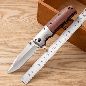 Navaja Plegable FB136 Personalizable, Calidad OEM, para Camping, Acero Inoxidable, Mango de Madera, Hoja Fija de 20.6cm, 1 Año de Garantía - Product Image 4