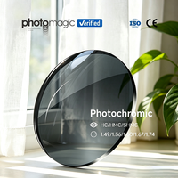 Photomagic, fournisseur en gros de lentilles optiques, lentilles transitionnelles bloquant la lumière bleue pour lunettes, lentilles optiques photochromiques 1.56