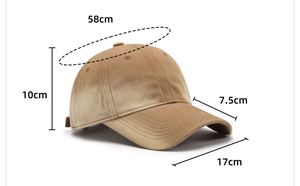 Gorra de Béisbol de Algodón de 6 Paneles al por Mayor, con Logotipo Personalizado, Color Teñido, Estilo Clásico Hip Hop para Deportes e Imagen Formal - Product Image 3