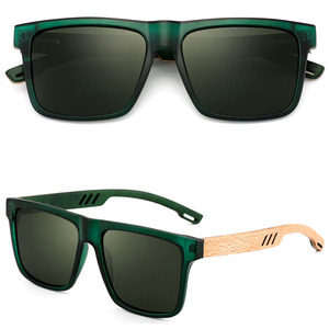 <span class=keywords><strong>Lunettes</strong></span> <span class=keywords><strong>de</strong></span> <span class=keywords><strong>soleil</strong></span> carrées polarisées en bois rétro luxe <span class=keywords><strong>2023</strong></span> Logo personnalisé mode bambou Temple <span class=keywords><strong>lunettes</strong></span> <span class=keywords><strong>de</strong></span> <span class=keywords><strong>soleil</strong></span> pour hommes - Product Image 4