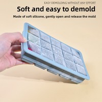 Moule à glaçons en silicone de qualité alimentaire pour la maison, outil magique de pressage pour glaçons rapides et faciles à démouler, moule à boules de glace