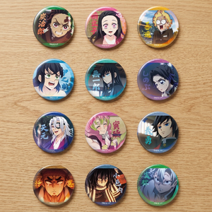 เข็มกลัดอนิเมะดาบพิฆาตอสูร ขนาด 58 มม. แบบติดพลาสติกทรงกลม ของที่ระลึก - Product Image 2
