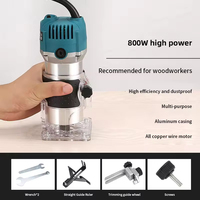 Fresadora de Madera de 800W, Fresadora de Palma para Bricolaje, Herramientas de Carpintería