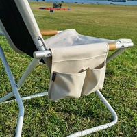 Sac de rangement portable Areffa pour chaise pliante de camping style glamping, avec poche latérale, idéal pour pique-nique et accessoires de camping