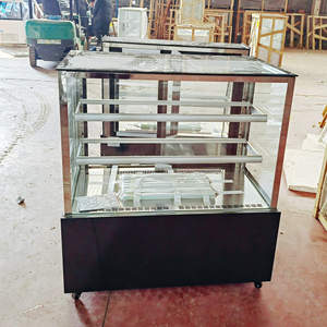 <span class=keywords><strong>Vitrine</strong></span> à gâteaux sur socle en marbre, 2 étagères, réfrigérateur-congélateur commercial, <span class=keywords><strong>vitrine</strong></span> <span class=keywords><strong>réfrigérée</strong></span> à tubes en cuivre - Product Image 1