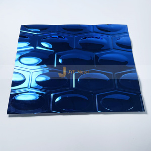 Lámina de Acero Inoxidable Laminada en Frío M180 Personalizada, Azul, 0.5-0.8mm, Placa Decorativa, Servicio de Soldadura, Doblado y Corte - Product Image 5