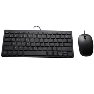Có Dây Mỏng Bàn Phím Và Chuột Combo Set Mini Máy Tính Để Bàn Gói Tùy Chỉnh Tiếng Anh & Arabic Bố Trí USB Có Dây Bàn Phím Và Chuột Deskset - Product Image 5