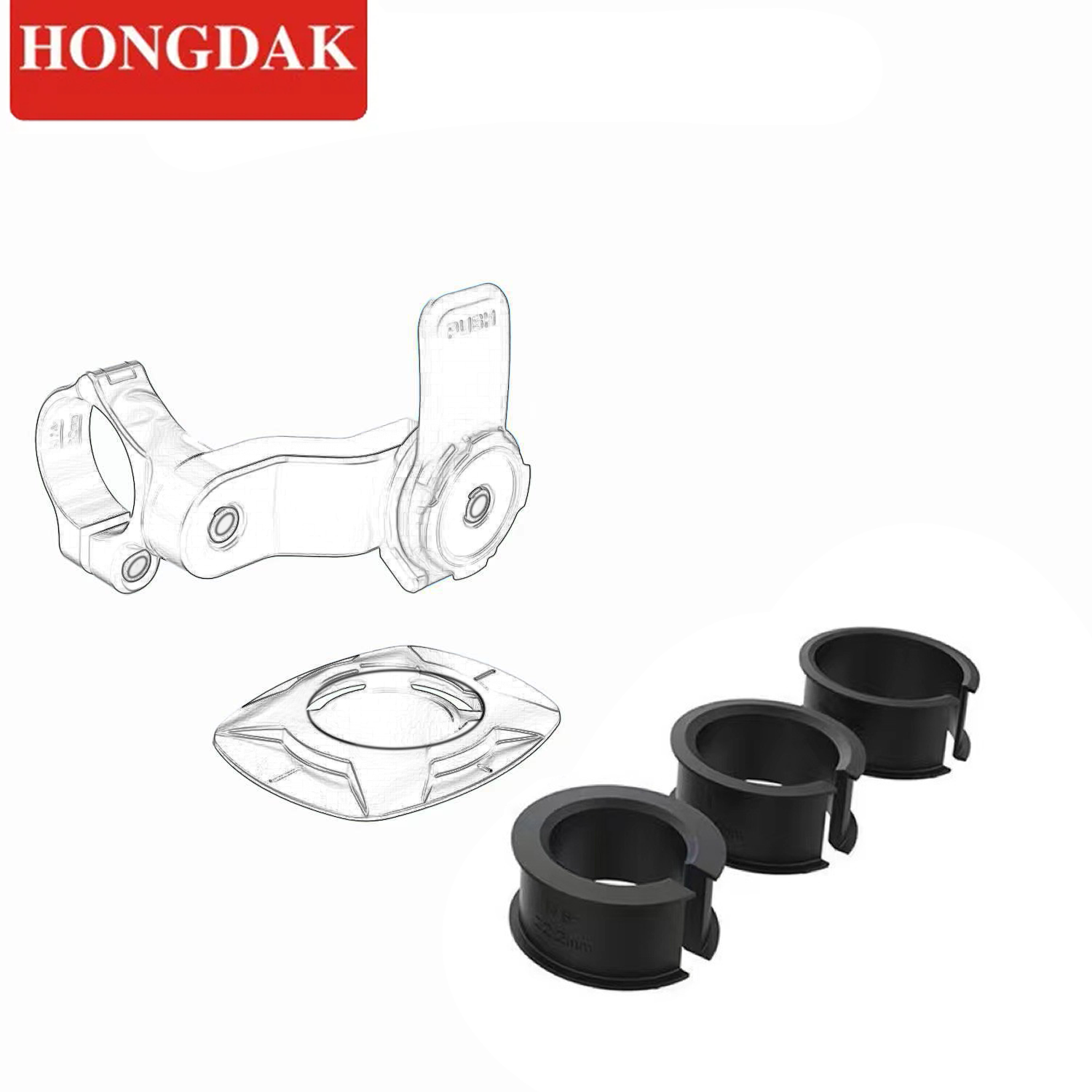 Hongdak Cell Phone Holder for Bike Phone Mount Stand Bicycle Holder Universal Motorcycle 360 Adjustable Bike Cellphone Holder