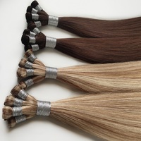 Productos Más Vendidos de Alibaba 2024, Cabello Natural, Peluca Original con Trama Cosida a Mano, Extensiones de Cabello Humano