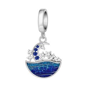 Dijes de Plata de Ley con Circonitas para <span class=keywords><strong>la</strong></span> Creación de Joyas, Colgante con Forma de Corazón, Accesorios DIY para Mujer, Venta al por Mayor - Product Image 6