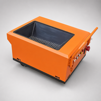 Pompe à béton électrique 220V, petite pompe à vis portable pour le plâtrage mural et le coulage