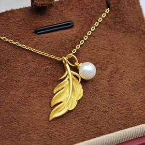 Collier pendentif minimaliste en forme de fleur plaqué or argent 925 UM Jewelry, perle d'eau douce naturelle, unisexe, pour mariage et fête - Product Image 5