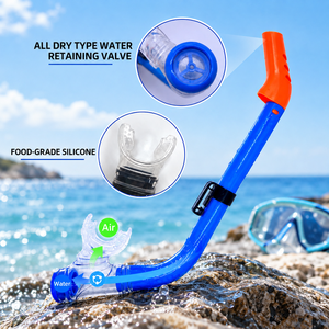 <span class=keywords><strong>Set</strong></span> Snorkeling Anak Grosir, Masker Diving Anti-Kabut dan <span class=keywords><strong>Snorkel</strong></span> Dry Top, Perlengkapan Renang yang Dapat Disesuaikan untuk Anak Laki-laki dan Perempuan, Olahraga Pantai - Product Image 2