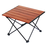 Table basse pliante compacte moderne en aluminium ultralégère pour pique-nique, camping et randonnée en extérieur