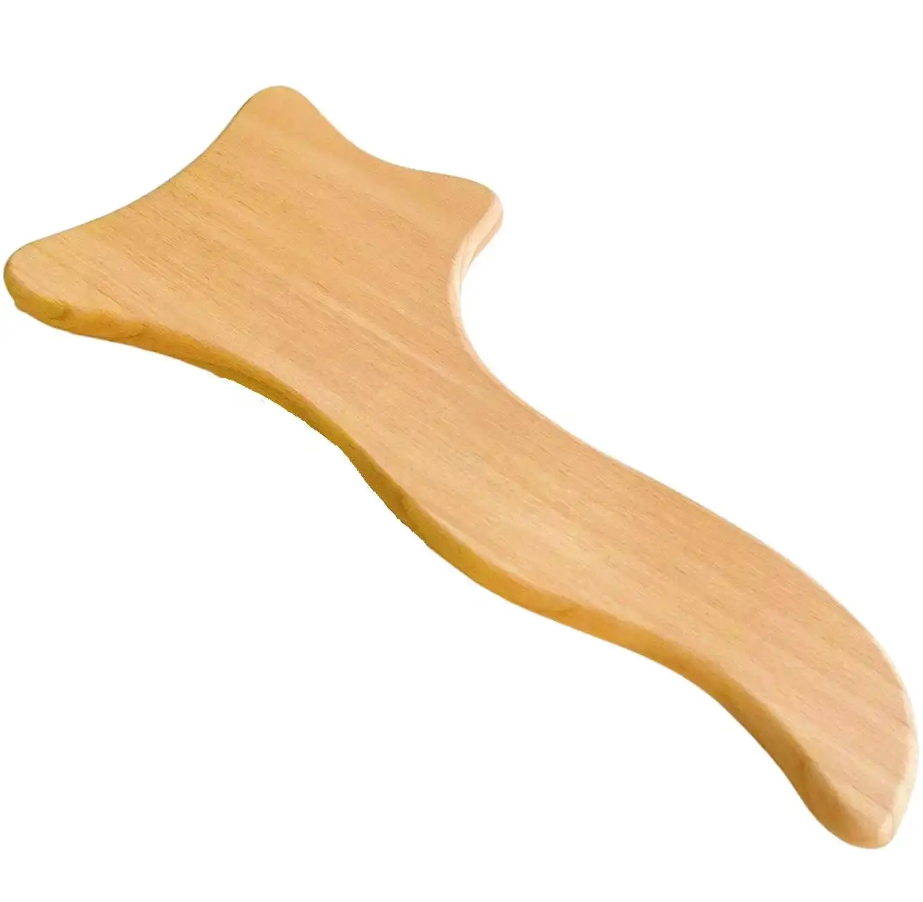 Treatment Of Lymphatic Drainage Paddle Guasha Wooden Board Soft Tissue Therapy Massage Tool