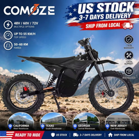 Entrepôt américain, expédition en 3 jours, moto tout-terrain électrique Surron Ultra Bee 72V 2000W QS Brushless 130kg pour adultes, moto électrique, vélo électrique