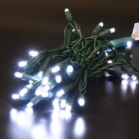 Weihnachtsbeleuchtung Grüne LED-Lichterkette für Außen 5mm 50 Stück 5mm Mini-LED-Lichterkette Baum-Dekorationsbeleuchtung