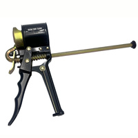 Pistola de calafateo de aleación de aluminio, dispensador de silicona y adhesivo estructural, herramienta de sellado que ahorra esfuerzo