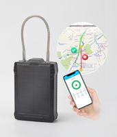 Smart Iridium Tracking GPS Cadenas étanche Tracker Charge solaire numérique pour une utilisation automobile Placement portable