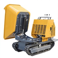 Meistverkaufter Mini-Raupenkipper Raupenlader 1200KG Diesel/Benzinmotor mit Motor & Pumpe 594dm Schaufelkapazität