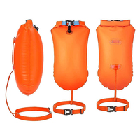 Orange/Jaune Eau Libre Mer Durable Natation Flottant PVC Bouée Sèche Sac Bouée De Sauvetage Gonflable