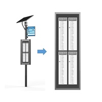 Pantalla LED Digital para Exteriores Tipo Poste P2 P3 P4 P5, Pantalla para Paradas de Autobús, Farola Inteligente, Máquina de Publicidad LED