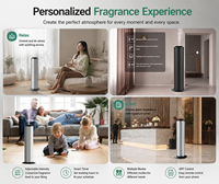 Fabricant de diffuseurs d'arômes intelligents OEM/ODM, diffuseur d'huiles essentielles en aluminium de qualité supérieure, Bluetooth/WiFi, logo personnalisé disponible