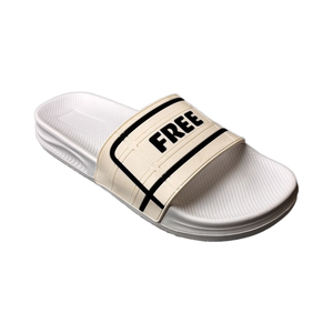 Pantuflas Abiertas con Letras 3D, Diseño de Bloques de Color y Rayas, <span class=keywords><strong>Gel</strong></span> Antideslizante, <span class=keywords><strong>Suela</strong></span> Suave, Cómodas <span class=keywords><strong>Sandalias</strong></span> Deslizantes, Casuales y Elegantes para Usar en Casa o al Aire Libre - Product Image 4