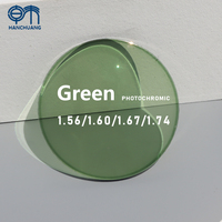 Seven Colors 1,60 Photochromic Blue Cut Anti Reflection Degree Lentes ópticas
