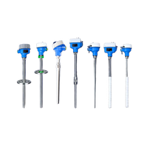 Sensor Suhu PT100 Tipe-K Termokopel Kustom 1/4 G1/4 Thread M6 M8 USB Baja Tahan Karat IP67 Tahan Air OEM/ODM