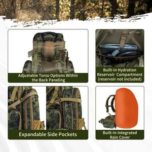 Mochila de camuflaje personalizada de fábrica para almacenamiento de arco y flechas, mochila desmontable para senderismo y caza. - Product Image 5