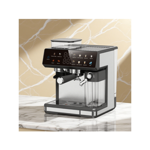 <b>Automatic</b> Espresso <b>Coffee</b> <b>Machine</b> with Grinder and Milk Frother Stainless Steel Smart <b>Coffee</b> Maker for Home Office - Product Image 1