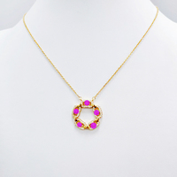 Ensemble de bijoux unisexe tendance en zircon plaqué or 18 carats de haute qualité - Marques célèbres, collier, boucles d'oreilles, bague, bracelet, mariage, sans ternissement
