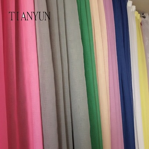 2023 prêt à l'emploi Polyester Tulle Voile solide européen pure tissu <span class=keywords><strong>rideaux</strong></span> pour maison salon ombrage - Product Image 6