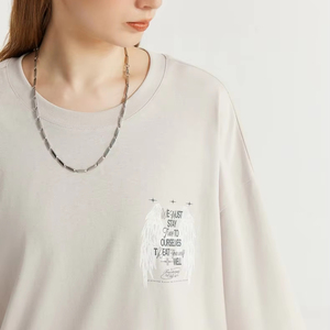 Camisetas de Hombre de Talla Grande, Tejidas, 100% Algodón, Ecológicas, Transpirables, con Alas Luminosas Personalizadas de Alta Calidad, Reflectantes, al por Mayor - Product Image 4