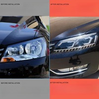 Passat B7 US Spec V5 2011-2015 DRL LED mise à niveau phares clignotants lampe frontale assemblage Signal Auto accessoires pour Volkswagen