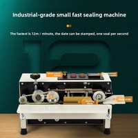 Machine de scellage horizontale à impulsions continue de type sac pour bureau - Machine de scellage entièrement automatique pour emballages plastiques