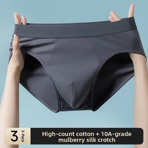 Slips pour hommes en coton respirant, caleçons de <span class=keywords><strong>bain</strong></span> sans couture, sous-vêtements de sport personnalisés en bambou et élasthanne, vente en gros, sexy, grandes tailles - Product Image 2