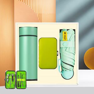 Annual Meeting To Give, Employees <b>Gifts</b> Mini Handheld Fan Thermos Cup Umbrella Set Business <b>Gift</b> Set/ - Product Image 3