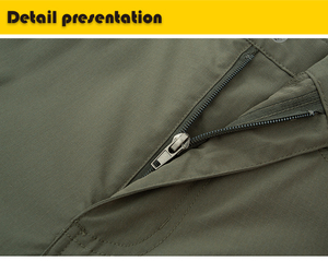 Pantalones Tácticos Estilo Pana Cruzada para Hombre - Pantalones Cargo Holgados Ripstop para Entrenamiento Deportivo Urbano al Aire Libre - Product Image 6