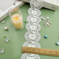 Vente en gros de dentelle à broder douce, très vendue, pour la couture, la fabrication artisanale, les accessoires vestimentaires