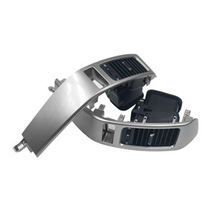 Conjunto de Ventilación de Aire Acondicionado para Toyota Land Cruiser Prado 120 2004-2006, Plateado, ABS, Nuevo, Número de Pieza 7024 - Product Image 2