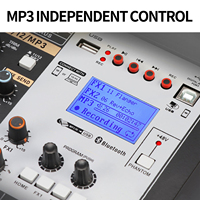 Console de mixage numérique XTUGA TFB-16 16 canaux avec entrées micro 30 dBu et égaliseur 15 dB pour DJ professionnel et utilisation audio musicale